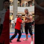 Russian Hercules Look Down on Tai Chi Granny,He regretted it.#kungfu #fighting #taichi #wushufight