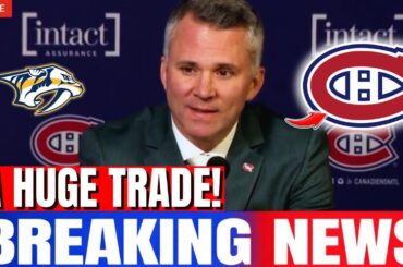 🚨CANADIENS MAKING 3 MAJOR TRADES WITH THE NASHVILLE PREDATORS! CANADIENS NEWS
