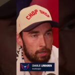 Capitals react to USA-Canada Olympic gold medal game 🇺🇸 🇨🇦 #capitals #nhl #shorts