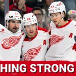 What do the Detroit Red Wings have to do to lock up a Stanley Cup playoff berth?