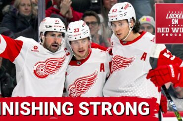 What do the Detroit Red Wings have to do to lock up a Stanley Cup playoff berth?