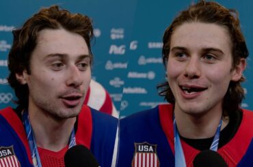Jack & Quinn Hughes on winning Gold together