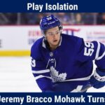 Play Isolation - Jeremy Bracco Mohawk Turns Around Entire Zone Before Assist - 2018-2019 AHL Season