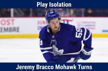 Play Isolation - Jeremy Bracco Mohawk Turns Around Entire Zone Before Assist - 2018-2019 AHL Season