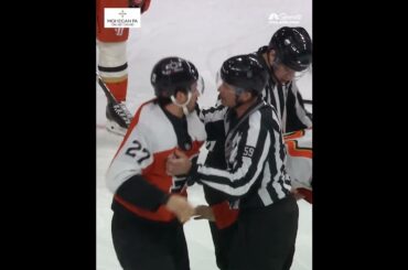 Noah Cates has Bobby Brink's back after a hard hit 💪😳