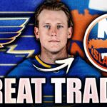 NEW YORK ISLANDERS MAKE A GREAT TRADE: ACQUIRE MATT LUFF FROM THE ST LOUIS BLUES FOR JULIEN GAUTHIER