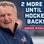 Only 2 MORE DAYS Until Blue Jackets Hockey is Back! 💥 | Blue Jackets Media Availability