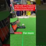 Taylormade TP vs Odyssey #golf #viral #video #shorts