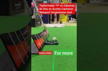 Taylormade TP vs Odyssey #golf #viral #video #shorts