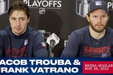 New York Rangers: Jacob Trouba & Frank Vatrano Postgame Media Availability | May 20, 2022