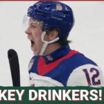 WHISKEY DRINKERS: Minnesota Wild Chasing Team USA Gold Medal Formula As Boldy, Faber & Hughes SHINE