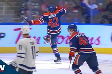 Oilers' Kapanen Dekes And Snipes It Top Shelf vs. Maple Leafs