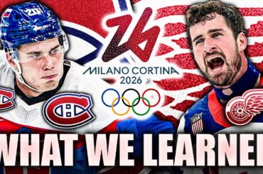 AWESOME HABS & RED WINGS NEWS: THE BIGGEST TAKEAWAYS FROM THE 2026 MILANO CORTINA OLYMPICS