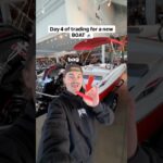 Trading a bag clip to a BOAT 🛥️ #boat #boating #kobes #grinches