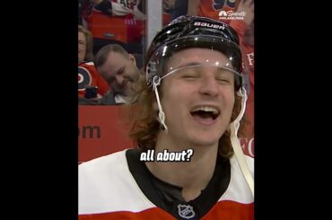 Trevor Zegras did NOT hold back on how good it felt to score two goals, beat his former team 😳👏