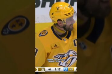 ROMAN JOSI TAKES DOWN THE OILERS IN OVERTIME