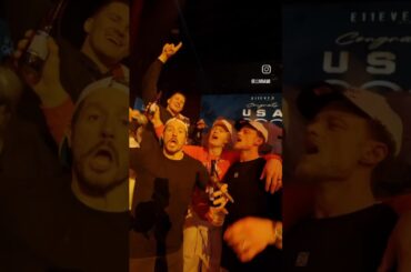 Brady Tkachuk, Matthew Tkachuk, JT Miller & Jack Eichel "We Are The Champions" After Winning Gold 🥇