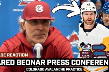 Jared Bednar REACTS to Sam Girard TRADE for Brett Kulak, Injury Updates, & More
