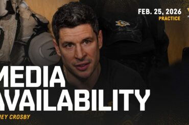 Sidney Crosby Media Availability (2.25.26) | Pittsburgh Penguins