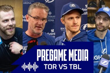 Pregame Media vs TOR | Guentzel, Zettler, Bjorkstrand, Goncalves, Lilleberg, Cernak
