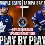 🏒 LIVE: Toronto Maple Leafs vs Tampa Bay Lightning NHL Play by Play & Reactions!