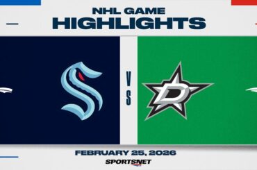 NHL Highlights | Kraken vs. Stars - February 25, 2026