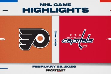 NHL Highlights | Flyers vs. Capitals - February 25, 2025