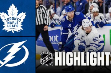 Maple Leafs vs. Lightning | NHL Highlights | February 25, 2026