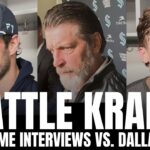 Lane Lambert, Ryker Evans & Jordan Eberle Respond to Seattle's Loss vs. Dallas, Returning From Break