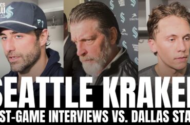 Lane Lambert, Ryker Evans & Jordan Eberle Respond to Seattle's Loss vs. Dallas, Returning From Break