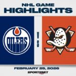 NHL Highlights | Oilers vs. Ducks - February 25, 2026