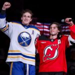 Jack Hughes honored by Devils fans for USA Gold Medal