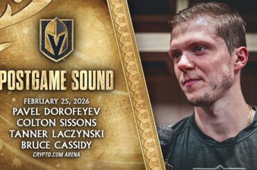 🎥 POSTGAME SOUND: Dorofeyev, Sissons, Laczynski & Cassidy