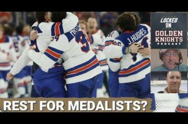 Vegas Golden Knights’ Jack Eichel & Noah Hanifin Olympic CELEBRATION Sparks Lineup Questions