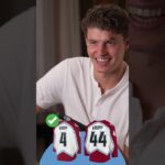 Lukas Reichel beim Wissenstest über NHL-Trikotnummern! 👕 #hockey #nhl #icehockey #european #canucks