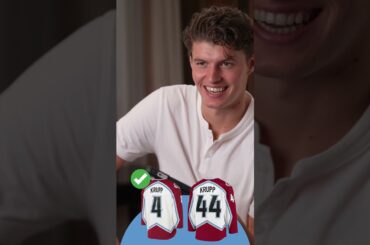 Lukas Reichel beim Wissenstest über NHL-Trikotnummern! 👕 #hockey #nhl #icehockey #european #canucks