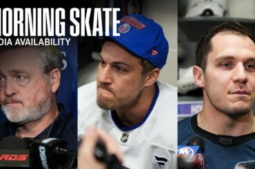 New York Islanders Morning Skate Availability | NYI at MTL