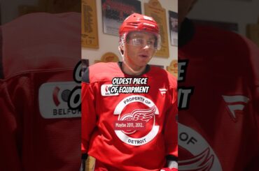 What is the oldest piece of equipment Red Wings players wear?