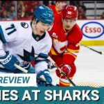 CELEBRINI SHOW: Sharks vs. Flames PREVIEW—Will Macklin Celebrini Lead San Jose to Playoff Glory?