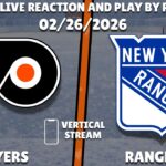Flyers vs Rangers | Philadelphia Flyers vs New York Rangers | Live Reaction 📱