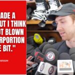 Jake Sanderson reaction to the backlash surrounding Team USA's post game celebrations.