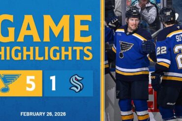 Game Highlights: Blues 5, Kraken 1