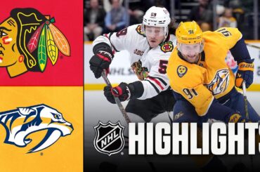 Blackhawks vs. Predators | NHL Highlights | February 26, 2026