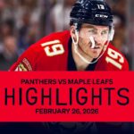 Panthers vs Maple Leafs Highlights | 2.26.26