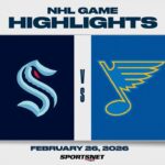 NHL Highlights | Kraken vs. Blues - February 26, 2026