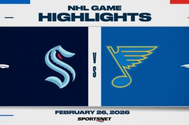NHL Highlights | Kraken vs. Blues - February 26, 2026