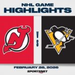 NHL Highlights | Devils vs. Penguins - February 26th, 2026