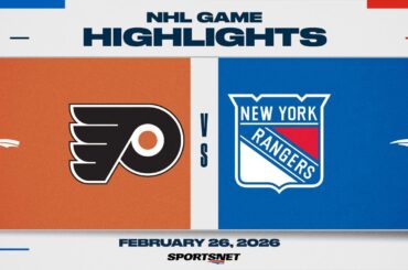 NHL Highlights | Flyers vs. Rangers - February 26, 2026