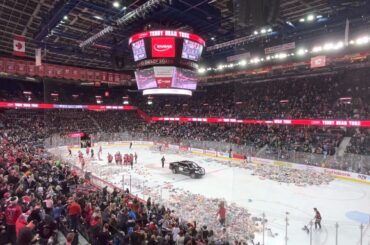 2021 Calgary Hitmen Teddy Bear Toss.
