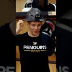 Blake Lizotte Gets Postgame Helmet